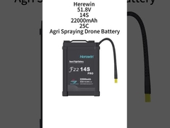 Herewin 14S 22000mAh 51.8V 25C Lipo batterie de drone intelligent
