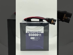 Ici, il y a une batterie à semi-solide 18S 66.6V 65000mAh