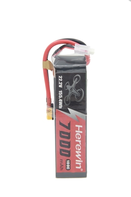 7000 mAh Lipo Meilleure batterie pour Fpv Drone100C boîte souple RC batterie