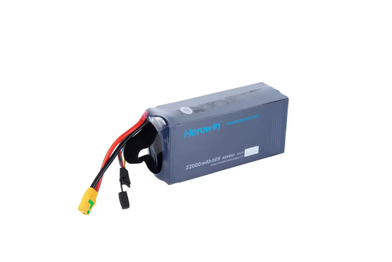 6S1P 22.2V 22000mah Lipo batterie Soft Pack ici dans le drone batterie