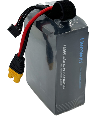 Drone de surveillance 12S 22Ah 44.4V Lipo Pouch batterie 25C batterie de drone