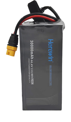 12S 44,4V 30Ah LiHv Herewin batterie de drone agricole 25C Soft Pack