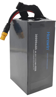 Cartographie et géolocalisation 12S 30000mAh 25C 44,4V LiHv Drone batterie Soft Pack