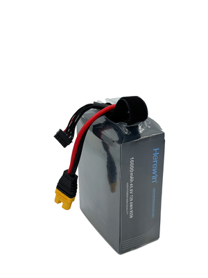 La batterie du drone à haute tension est ici 12S1P 16Ah 45.6V 25C