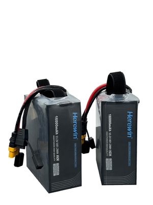 14S1P 16Ah 53.2V Soft Pack Drone Batterie 25C Décharge de 16000mAh