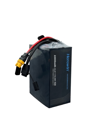 Soft Pack 25C Drones Lipo Pouch batterie ici avec 14S1P 22Ah 53.2V batterie Uav