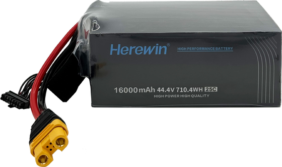 Herewin 12S1P 16000mAh 44.4V 25C batterie à sac pour drones