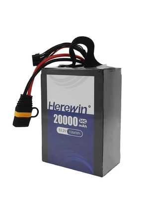 Herewin 14S batterie de drone 20000mah 53.2V 30C batterie de pulvérisateur UAV