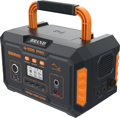 303Wh alimentation électrique d'urgence extérieure portable 244*171*177mm USB-A 3*18W