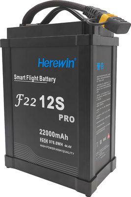 Une durée de vie plus longue ici 12s 22000mah Lipo batterie 44.4V 976.8wh 22AH 25C Drone Sprayer