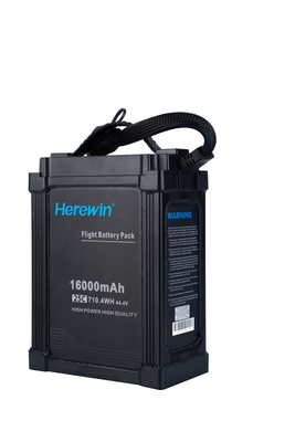 Capacité réelle 44.4V Lithium Smart UAV Battery 16Ah avec batterie lithium-ion intégrée à la cellule BMS
