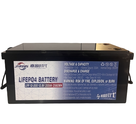 Jarwin Ion de lithium remplacement de l'acide plomb 12.8V 200Ah 12V Lithium à la batterie