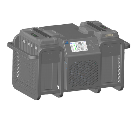 Chargeur de batterie à refroidissement à double canal AC100-290V 50-60Hz Chargeur de batterie au lithium