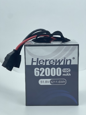 10C 62000mah Drone batterie au lithium 51.8V 14S batterie au lithium polymère