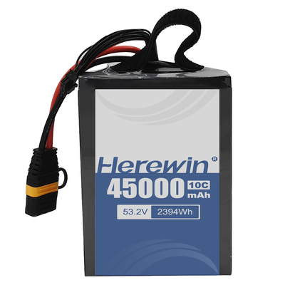 Ici, la batterie semi-solide 14S 53.2V 45000mAh est la combinaison parfaite de densité d'énergie et de durabilité.