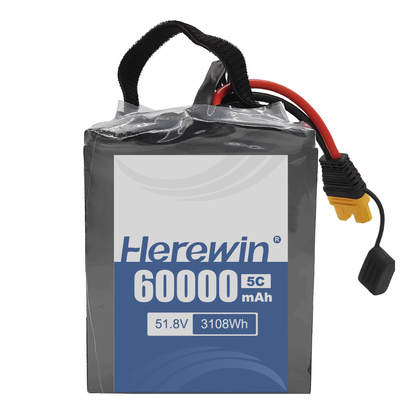 Ici, la batterie à semi-solide 14S2P 51.8V 60000mAh pour une longue durée et une grande capacité